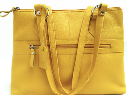 Twin-handle-leather-city-bag-mustard