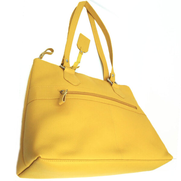 Twin-handle-leather-city-bag-mustard