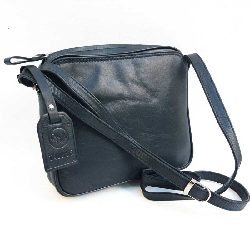 Square Slip Pocket Bag Navy 23020 - Taurus Leather